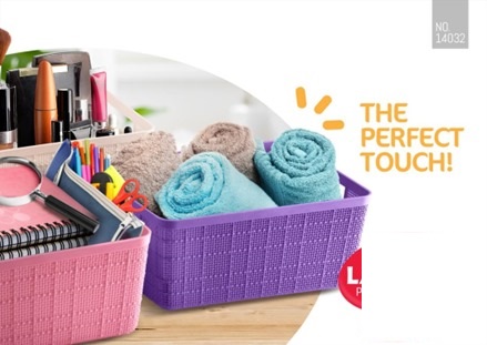 Megan Basket 3 Set Squared Colander Box of 12